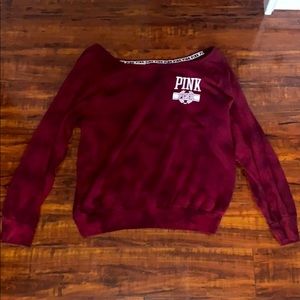 PINK off-shoulder sweatshirt Size M